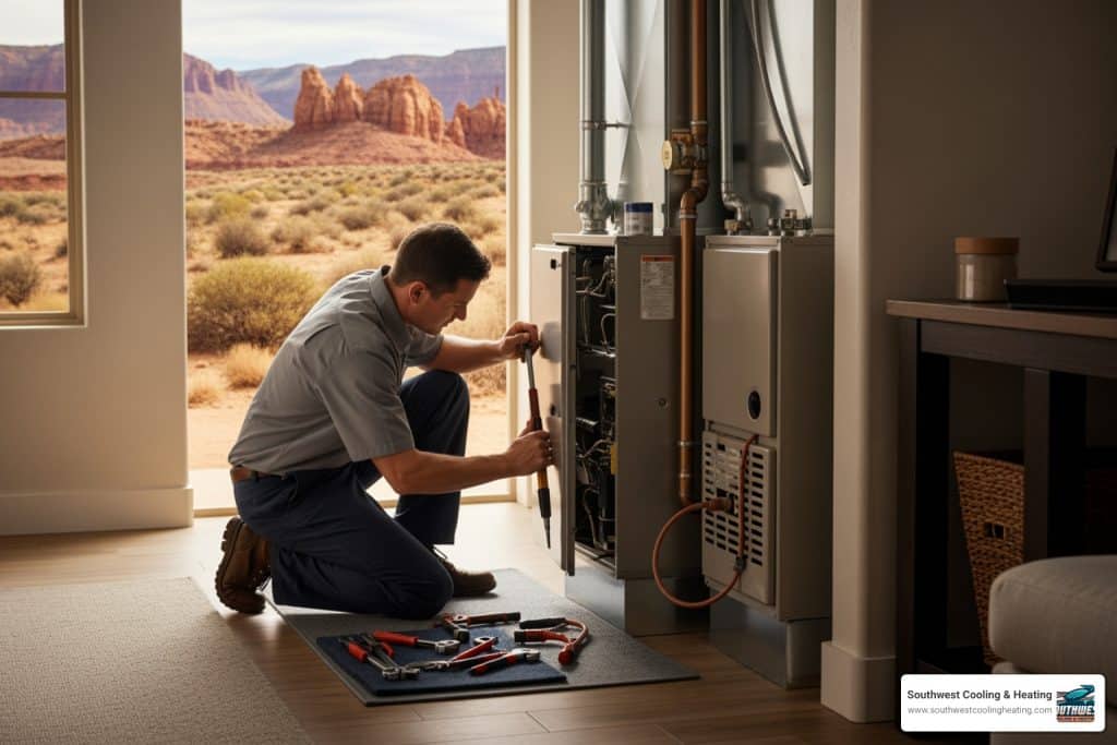 "Who can I trust for furnace repair near me in Coral Canyon?"