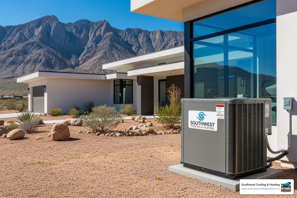 best hvac setup for high desert weather