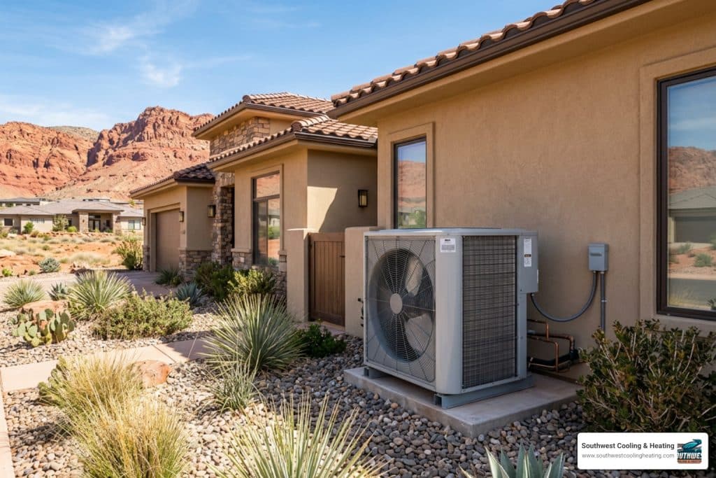 oversized HVAC system in a modern St. George Utah home
