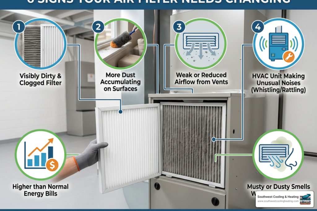 signs your air filter needs changing