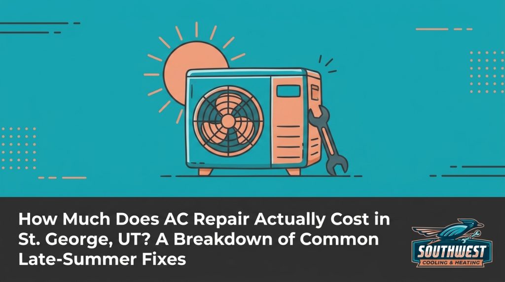 How Much Does AC Repair Actually Cost in St. George, UT? A Breakdown of Common Late-Summer Fixes — featured image