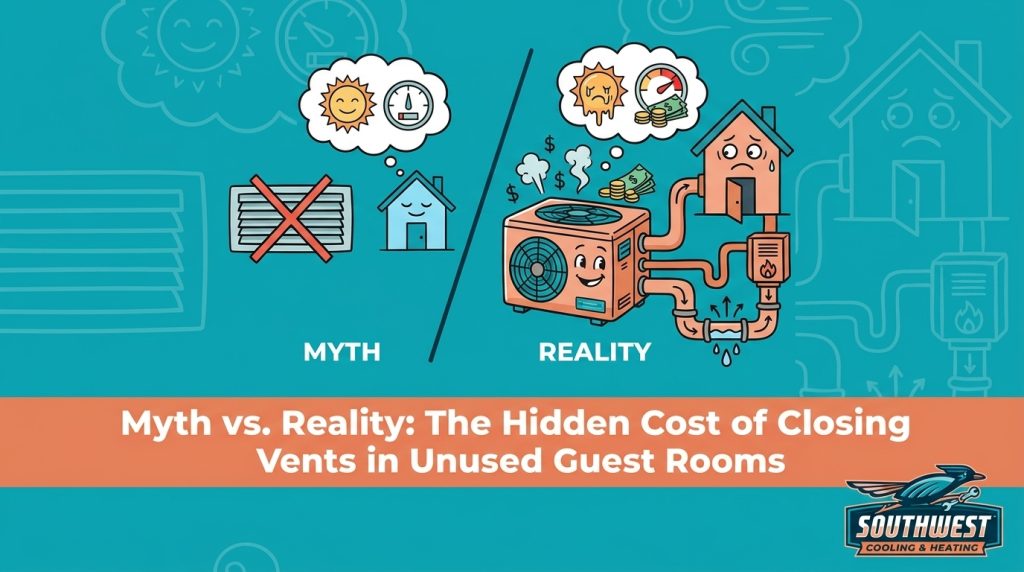 Myth vs. Reality: The Hidden Cost of Closing Vents in Unused Guest Rooms — featured image