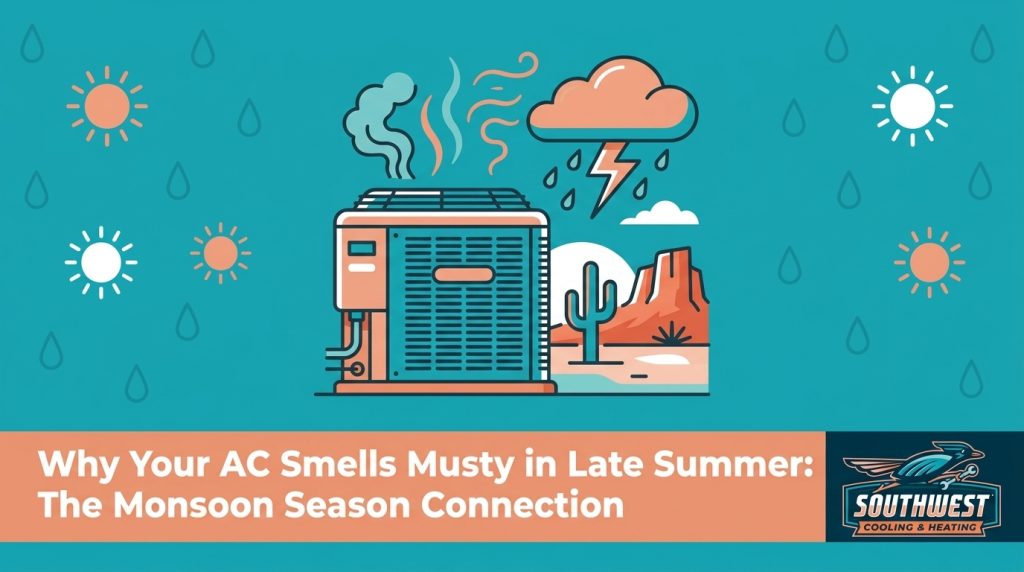 Why Your AC Smells Musty in Late Summer: The Monsoon Season Connection — featured image