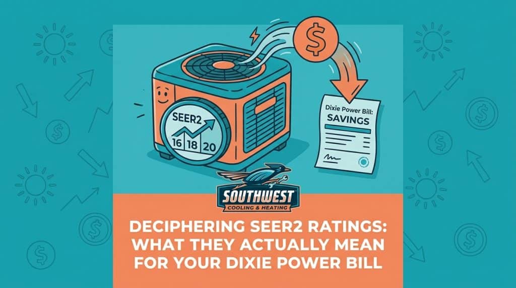 Deciphering SEER2 Ratings: What They Actually Mean for Your Dixie Power Bill — featured image