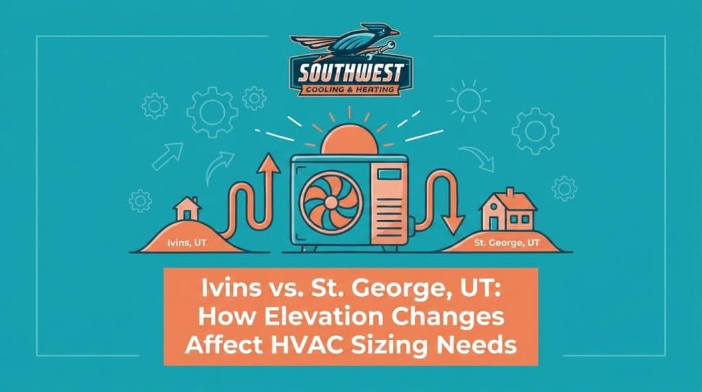 Ivins vs. St. George, UT: How Elevation Changes Affect HVAC Sizing Needs — featured image