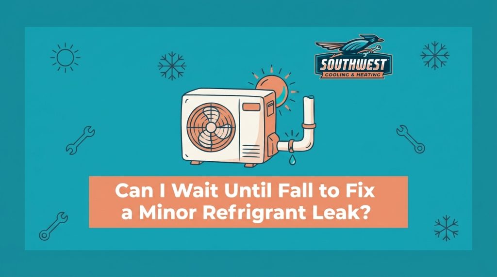 Can I Wait Until Fall to Fix a Minor Refrigerant Leak? — featured image