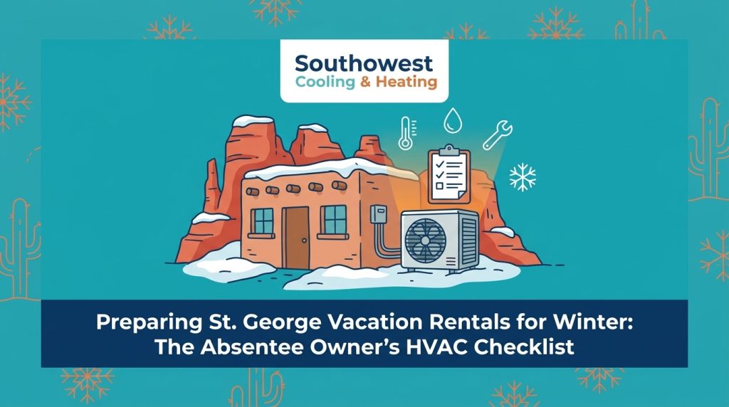 Preparing St. George Vacation Rentals for Winter: The Absentee Owner's HVAC Checklist — featured image
