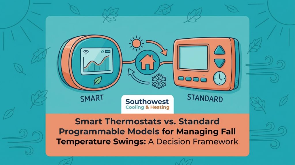 Smart Thermostats vs. Standard Programmable Models for Managing Fall Temperature Swings: A Decision Framework — featured image