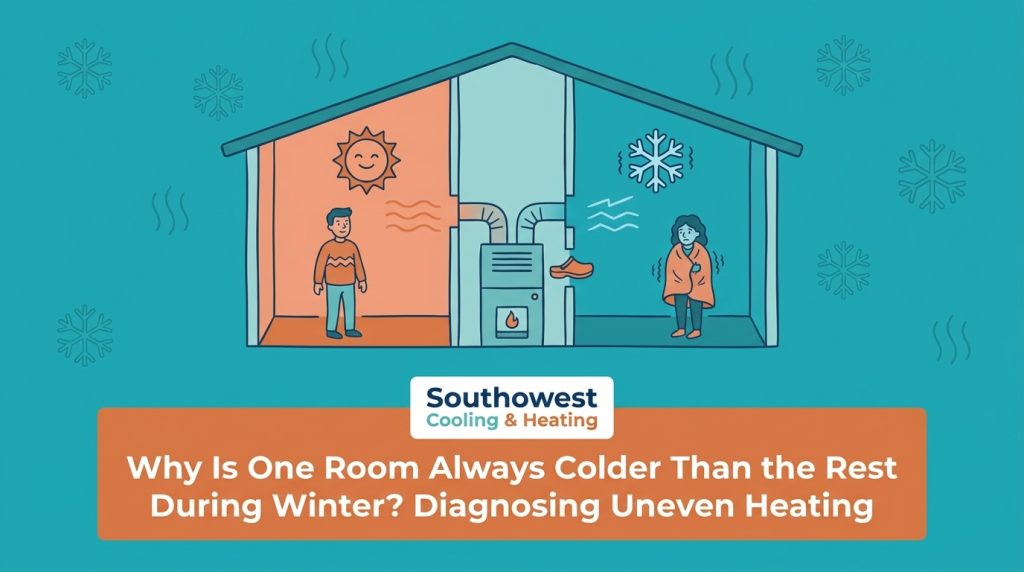 Why Is One Room Always Colder Than the Rest During Winter? Diagnosing Uneven Heating — featured image