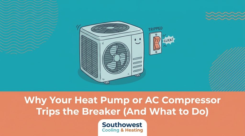 Why Your Heat Pump or AC Compressor Trips the Breaker (And What to Do) — featured image