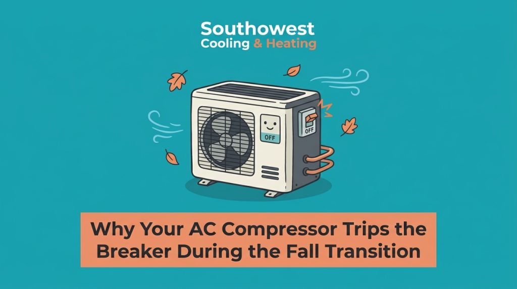 Why Your AC Compressor Trips the Breaker During the Fall Transition — featured image